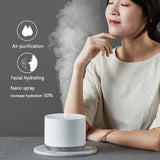 Wireless Air Humidifier Diffuser showing USB ultrasonic design and portable size