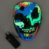 LED Mask Lumino vibrant LED mask for themed parties