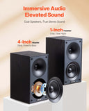 Passive Bookshelf Home Speakers Pair Of Stereo Audio Speakers Cone 70Hz-20KHz